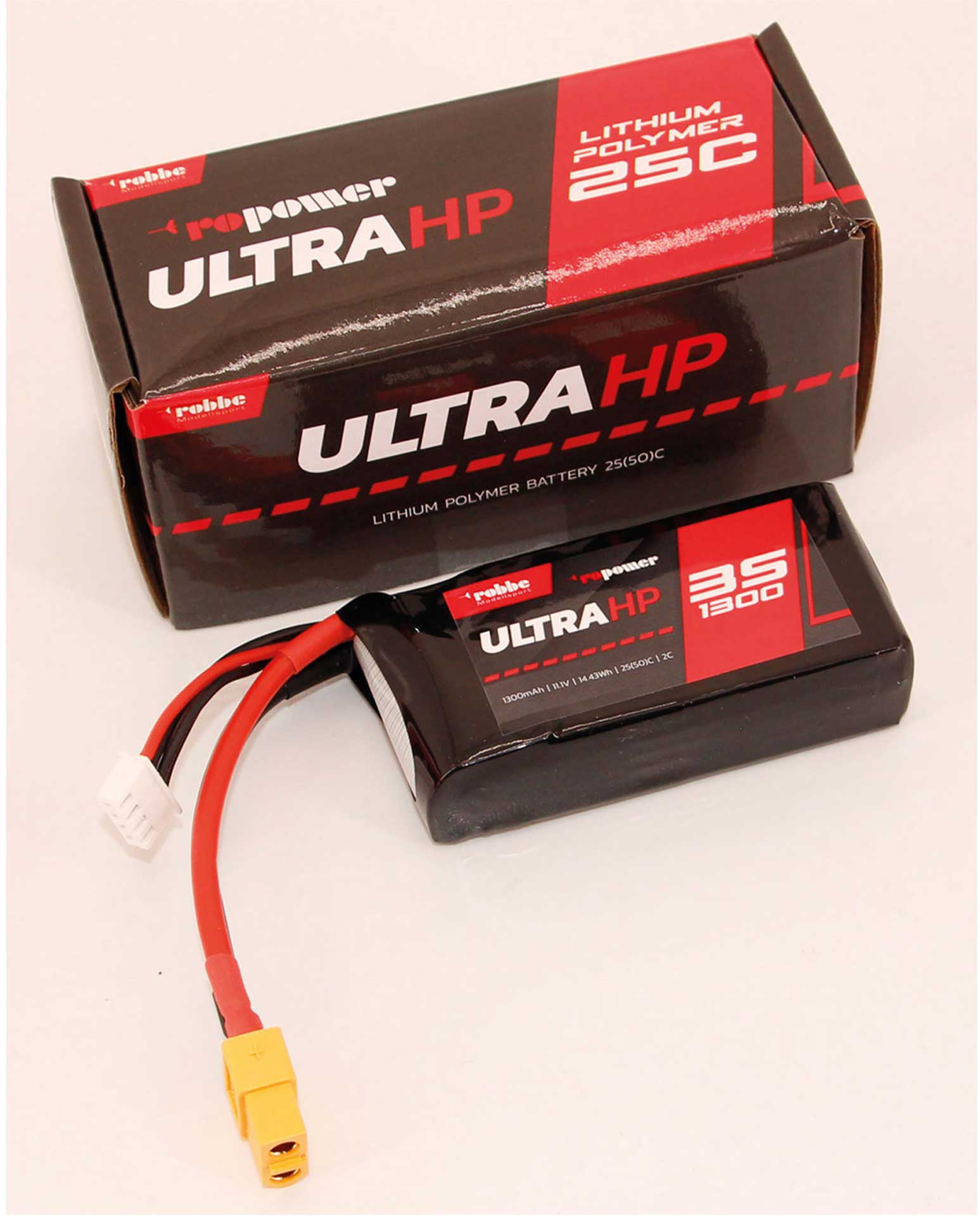 Robbe RO-POWER ULTRA HP 1300MAH 11,1 VOLT 3S 25(50)C LIPO AKKU 7333