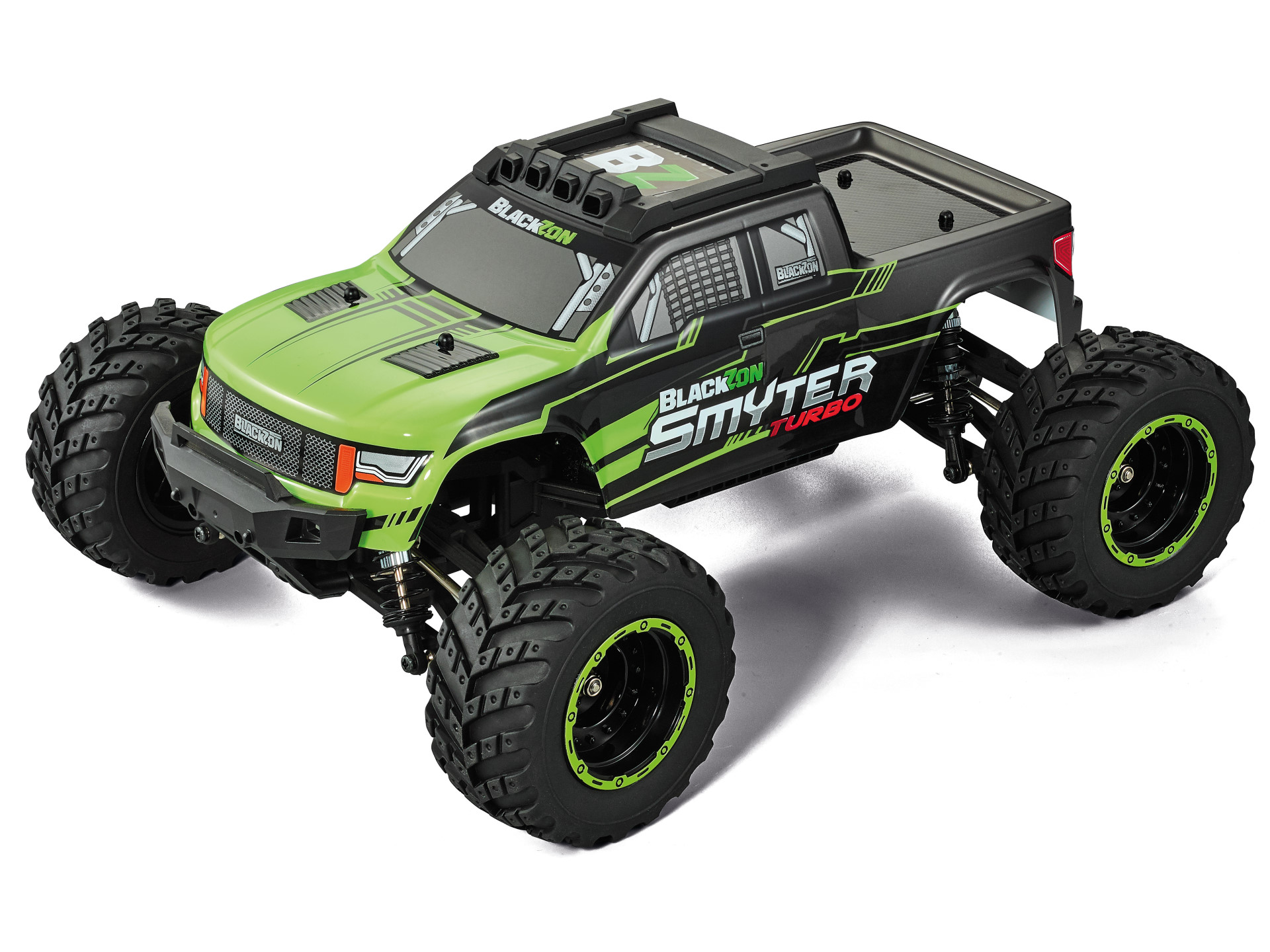 BLACKZON Smyter MT Turbo 1/12 4WD 3S Brushless Monster Truck Grün 540230 - Abbildung 4