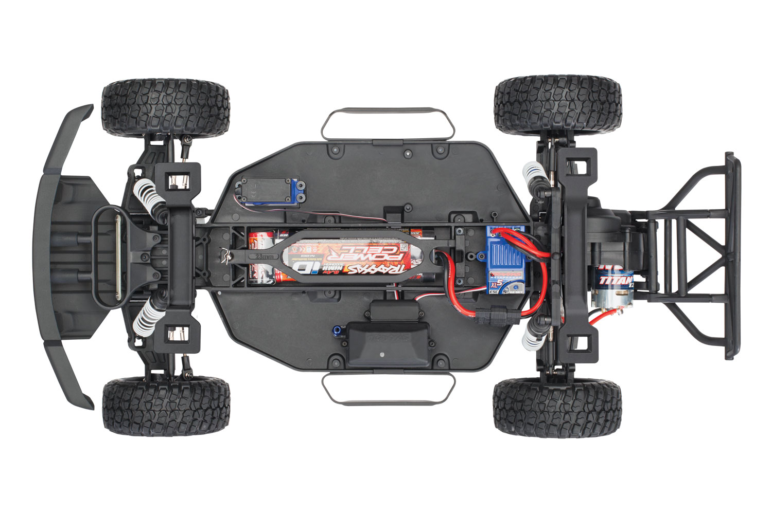 Traxxas Ford F-150 Raptor FOX 1/10 2WD Pickup-Truck RTR Brushed + Akku + 4A USB-C Lader & Clipless 58094-8 - Abbildung 5