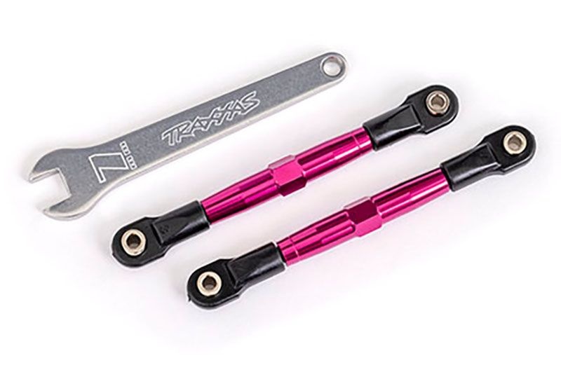 Traxxas Vorspurstange vo Alurohr pink eloxiert 2445P