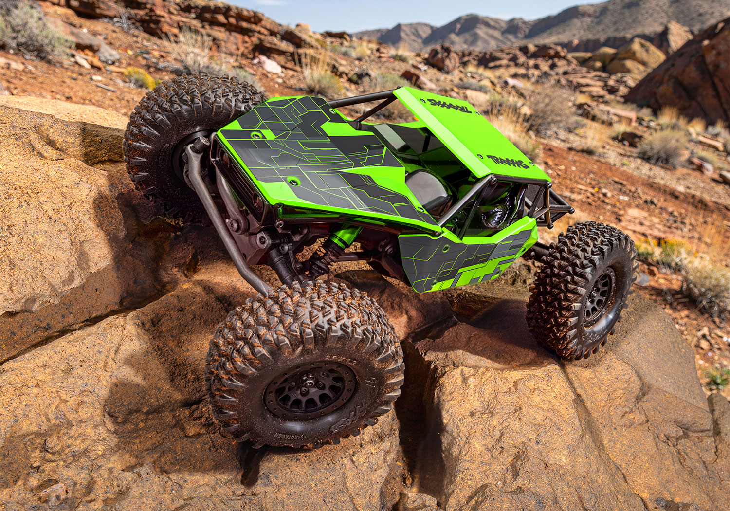 Traxxas TXC-4M Extreme Brushless Crawler 1/18 RTR grün RTR m. Akku&Lader 120074-1-GRN - Abbildung 5