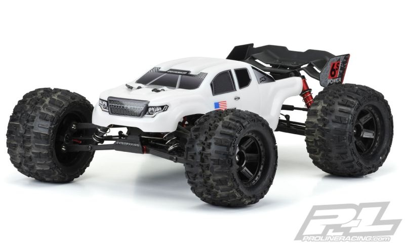Pro-Line Brute Bash Armor Karo klar Pre-Cut, weiß für ARRMA Kraton 3521-15