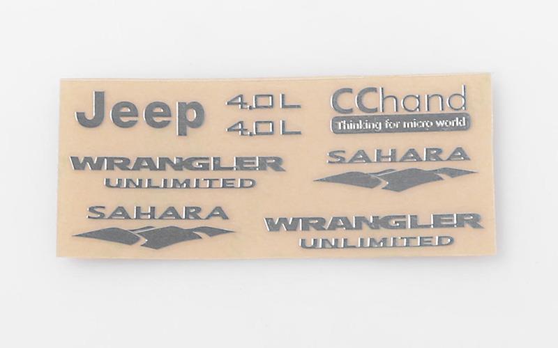 RC4WD Metal Emblems für Axial SCX10 Jeep Wrangler (VVV-C0176)