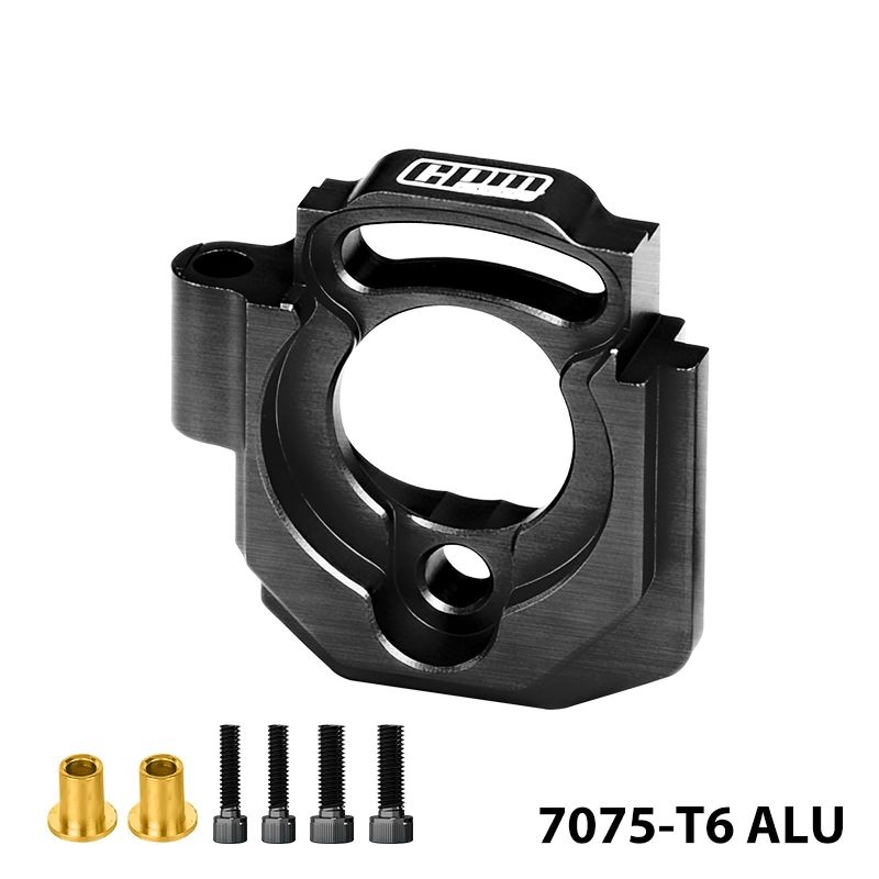 GPM Alu Motorhalter einstellbar schwarz ARRMA 1/16 Mini Kraton 3S MAKM018BK