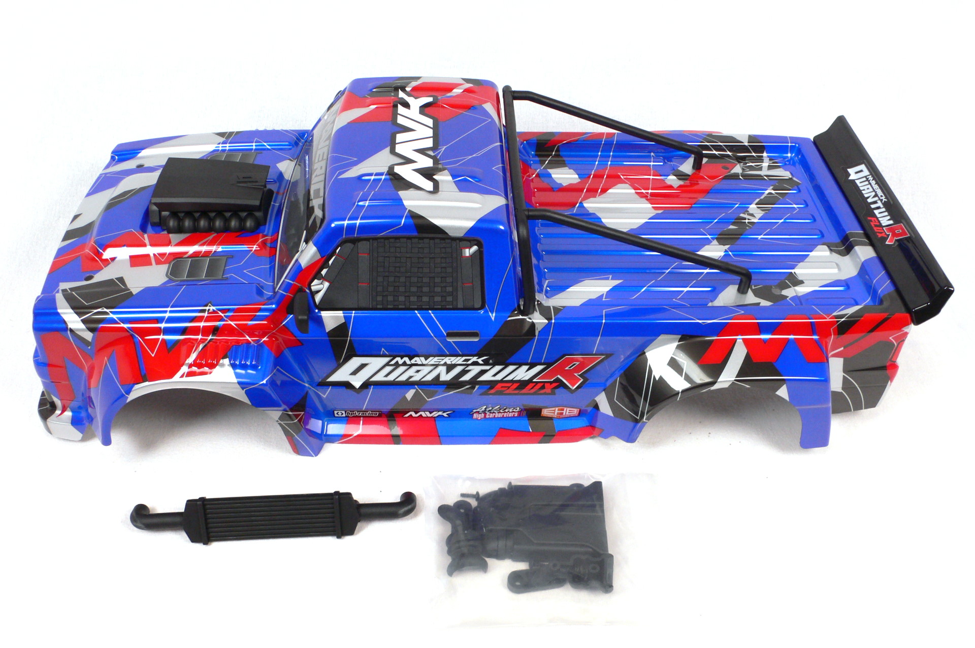 Maverick RC QuantumR Muscle Car Karosserie Blau/Rot 1/8 150318 - Abbildung 3
