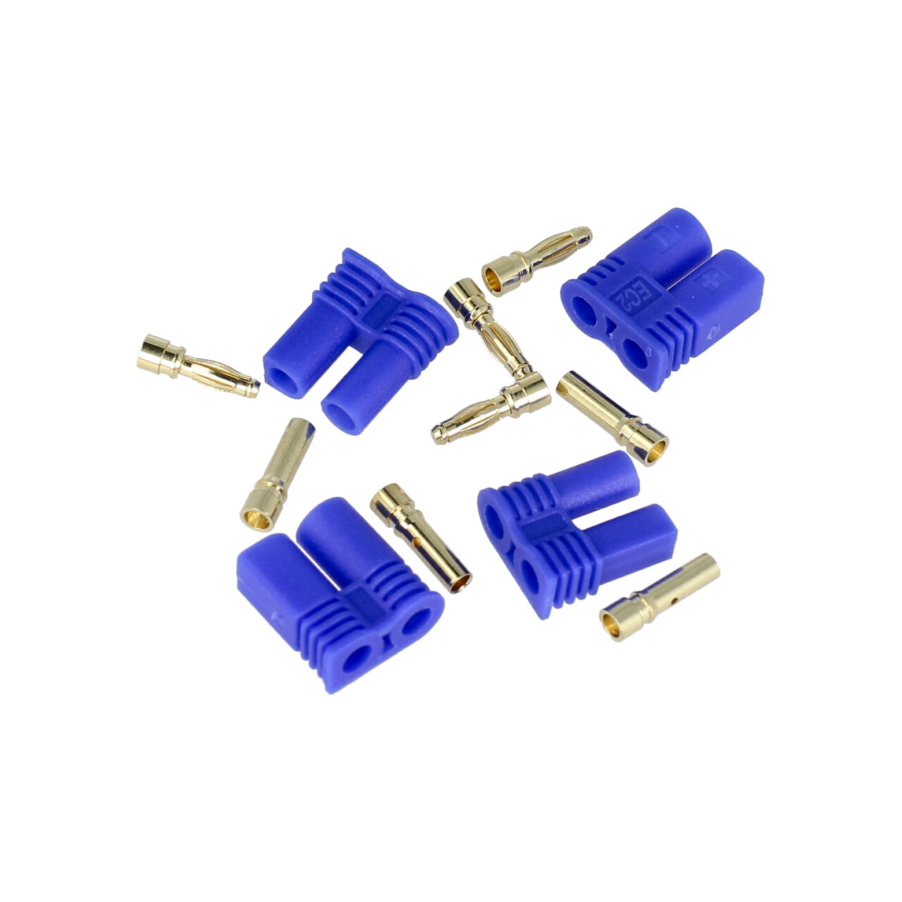 Robitronic EC2 Stecker und Buchse (2 Paare) RA60136