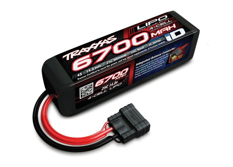 Traxxas Lipo Akku 4S 6700mAh 14,8V 4-Zellen 25C 2890X X-MAXX - Abbildung 1