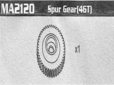 Amewi MA2120 Spur Gear (46T) Raptor MA2120