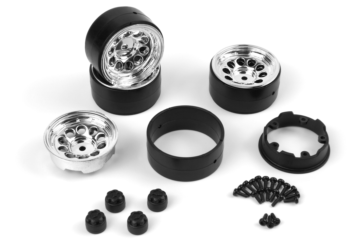 HPI CS-10 Beadlock Felgen 1.2in (Chrome/4St.) 160842