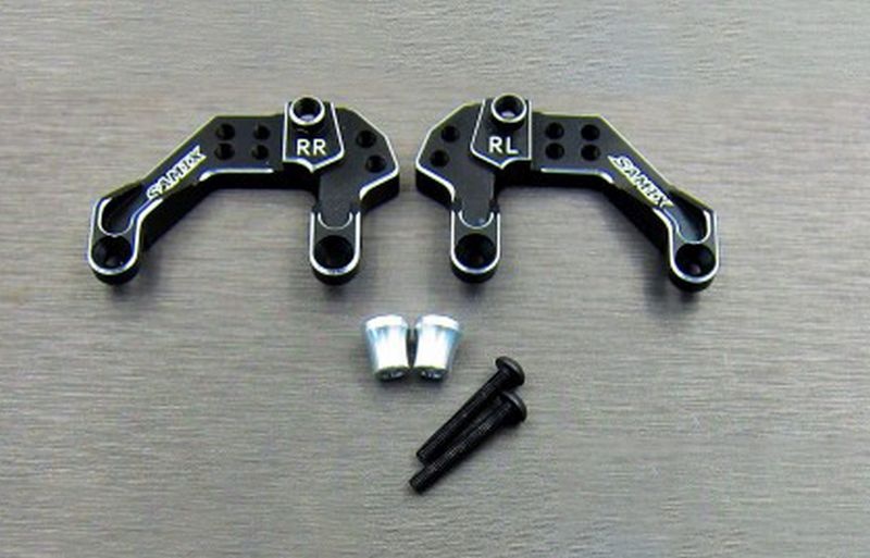 SAMIX Alum. Dämpferplatte hinten schwarz für Element RC Enduro END-6024