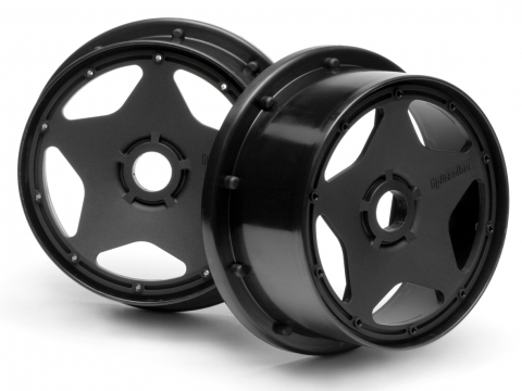 HPI Super Star Felge schwarz (120X60mm/2St) 3221