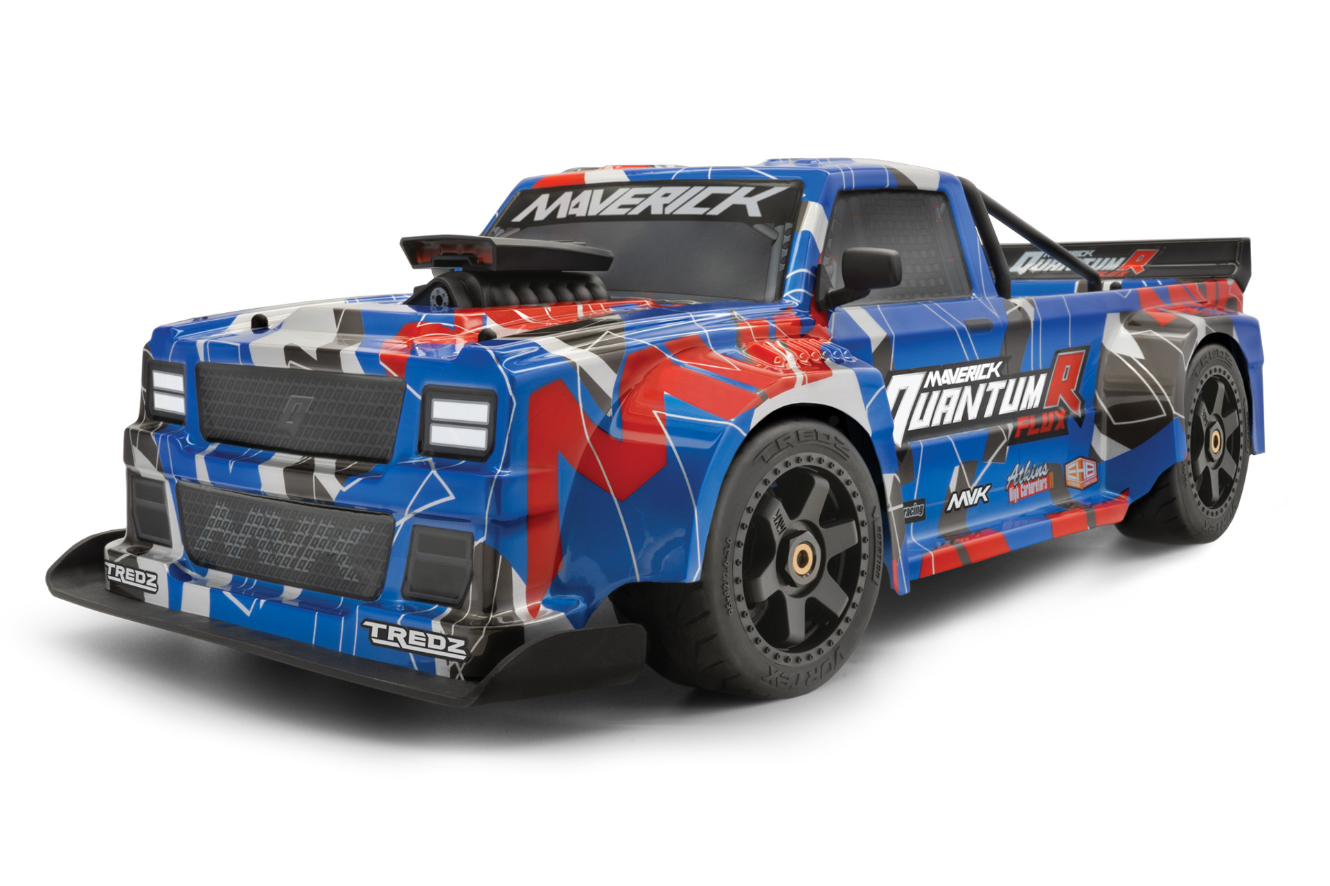 MAVERICK QuantumR Flux 4S 1/8 4WD Race Truck Blau/Rot 150312 - Abbildung 1