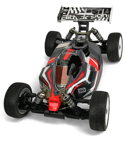 Bittydesign Body VISION 1/8 Buggy Kyosho MP10 Clear Pre-cut BDVIS-KYOMP10