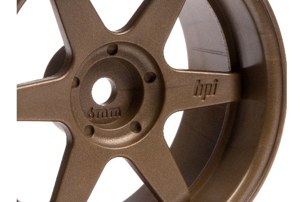 HPI TE37 Felge 26mm (Bronze/6mm Offset) 3848