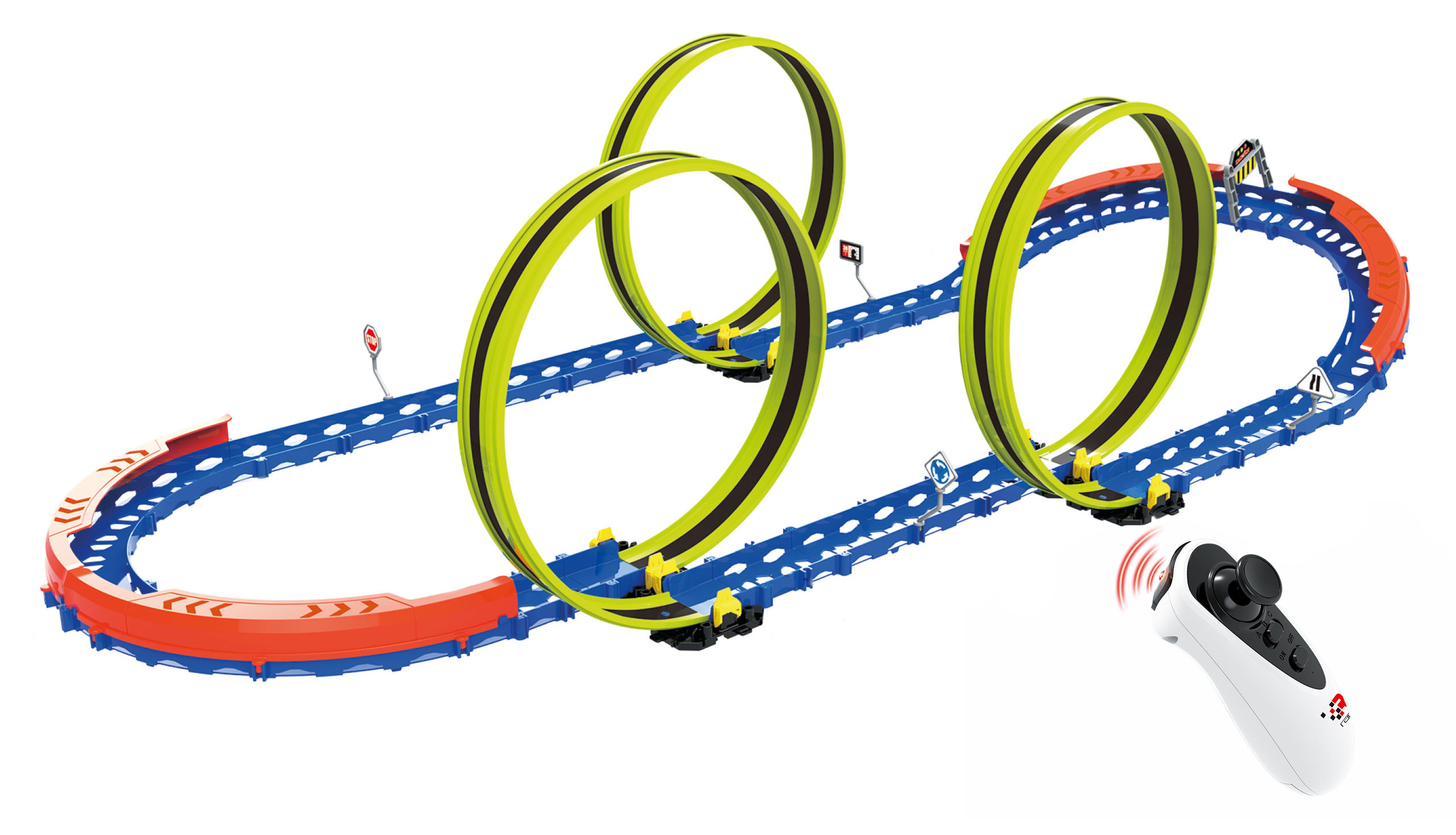 Amewi RC Magic Traxx Glow 50-teilig mit Rennfahrzeug 100673