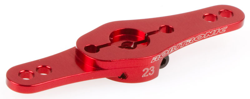 R17011R Servo Arm Alu 23Z Rot Doppelarm (2 Ebenen) - Abbildung 1
