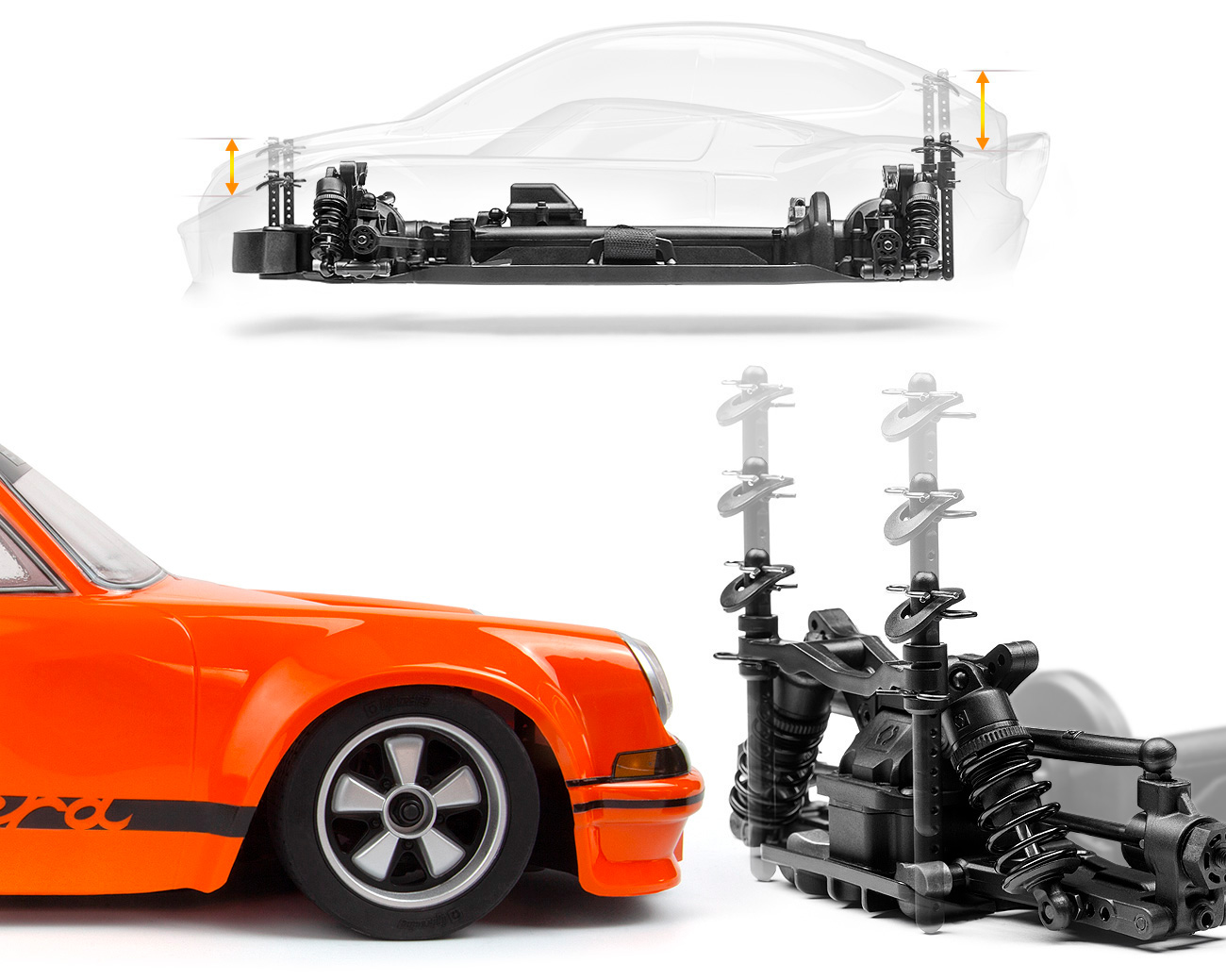HPI Sport 3 Flux 1973 Porsche Carrera RSR - Orange Brushless 161210 - Abbildung 11