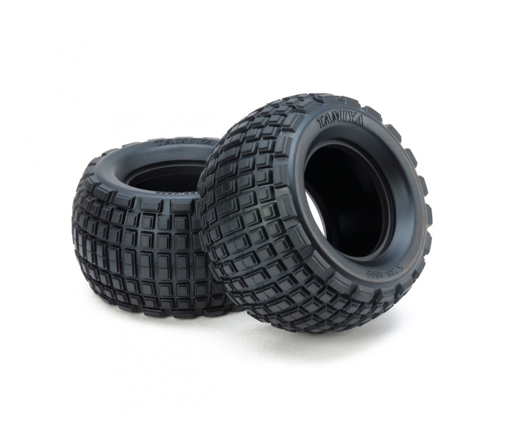 Tamiya 54954 WR-02 ST Block Ballonreifen (2) hinten 300054954