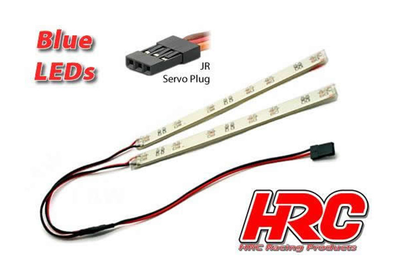 HRC Unterboden Lichtset Drift 1/10 LED blau JR-Stecker HRC8705B