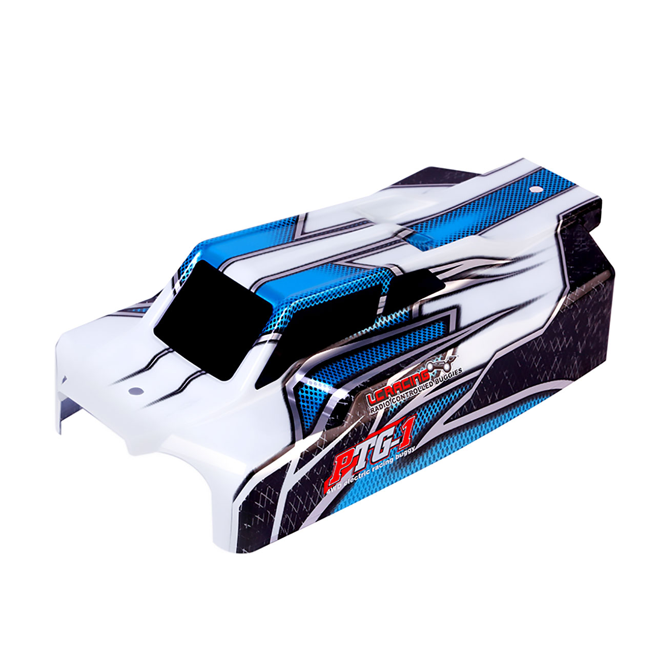 LC Racing PTG-1 4WD Buggy Chassis Rot 1/10 LC1010
