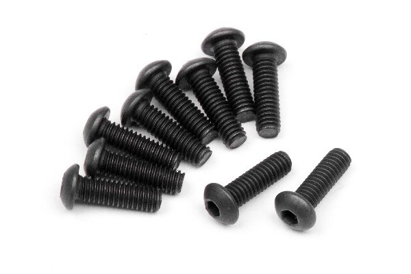 HPI Flachkopfschraube M2.5x8MM (Sechskant/10St.) 112738