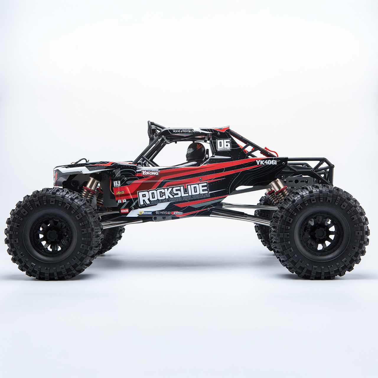 Yikong Rock Crawler Rock Slide 1/6 4WD Rot YK4061B - Abbildung 3