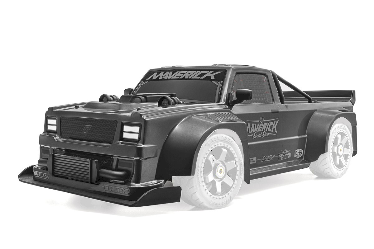 Maverick RC QuantumR Race Truck Karosserie Grau 1/8 150353 - Abbildung 1