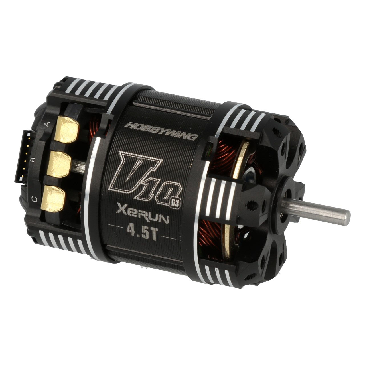 Hobbywing XeRun V10 4.5T Black G3, 7340kv 30401102 - Abbildung 1