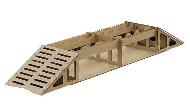 Absima Crawler Hindernis "Plank Bridge" 1:24/1:18 (21-teilig) 2320202
