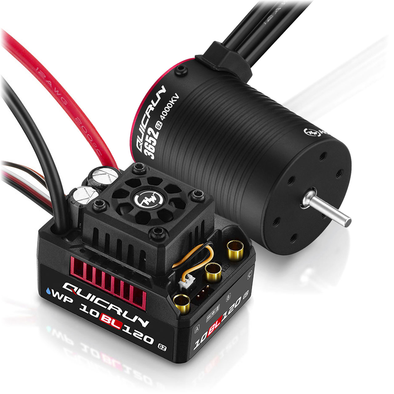 Hobbywing Combo WP10BL120G2 mit 3652SL-4000KV-G2 38030208