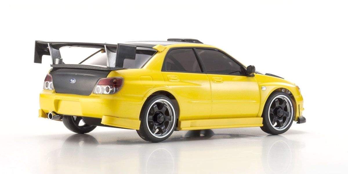 Kyosho Mini-Z AWD Subaru Impreza Aero Kit CFRP Hood Yellow (MA-020/KT531P) 32620MY - Abbildung 2