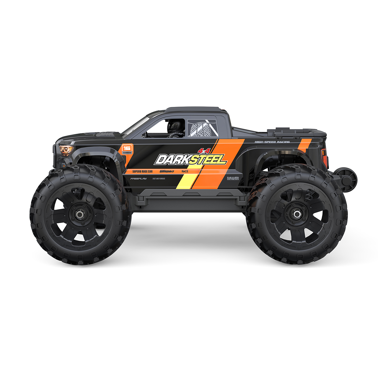 UDI RC Snowclaw Monster Truck Brushless 1/16 Schwarz - Abbildung 2