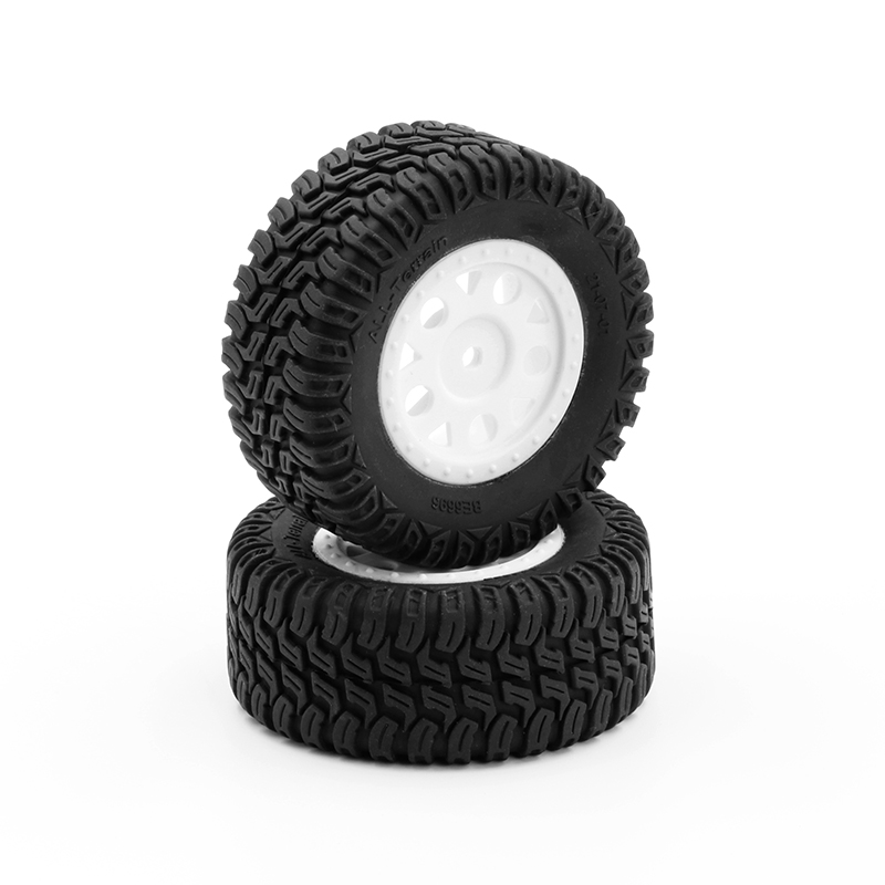 LC Racing Reifen/Felgen SC weiß 22 ,12mm 2 Stück LC6267
