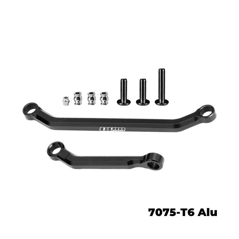 GPM Alu Link-Set schwarz AXIAL 1/30 SCX30 FORD BRONCO/JEEP WRANGLER/CH SCX30/162BK