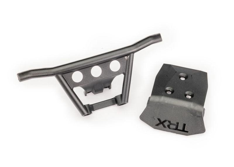 Traxxas Bumper vorne mit Skidplatte schwarz Bigfoot 4x4 6735R