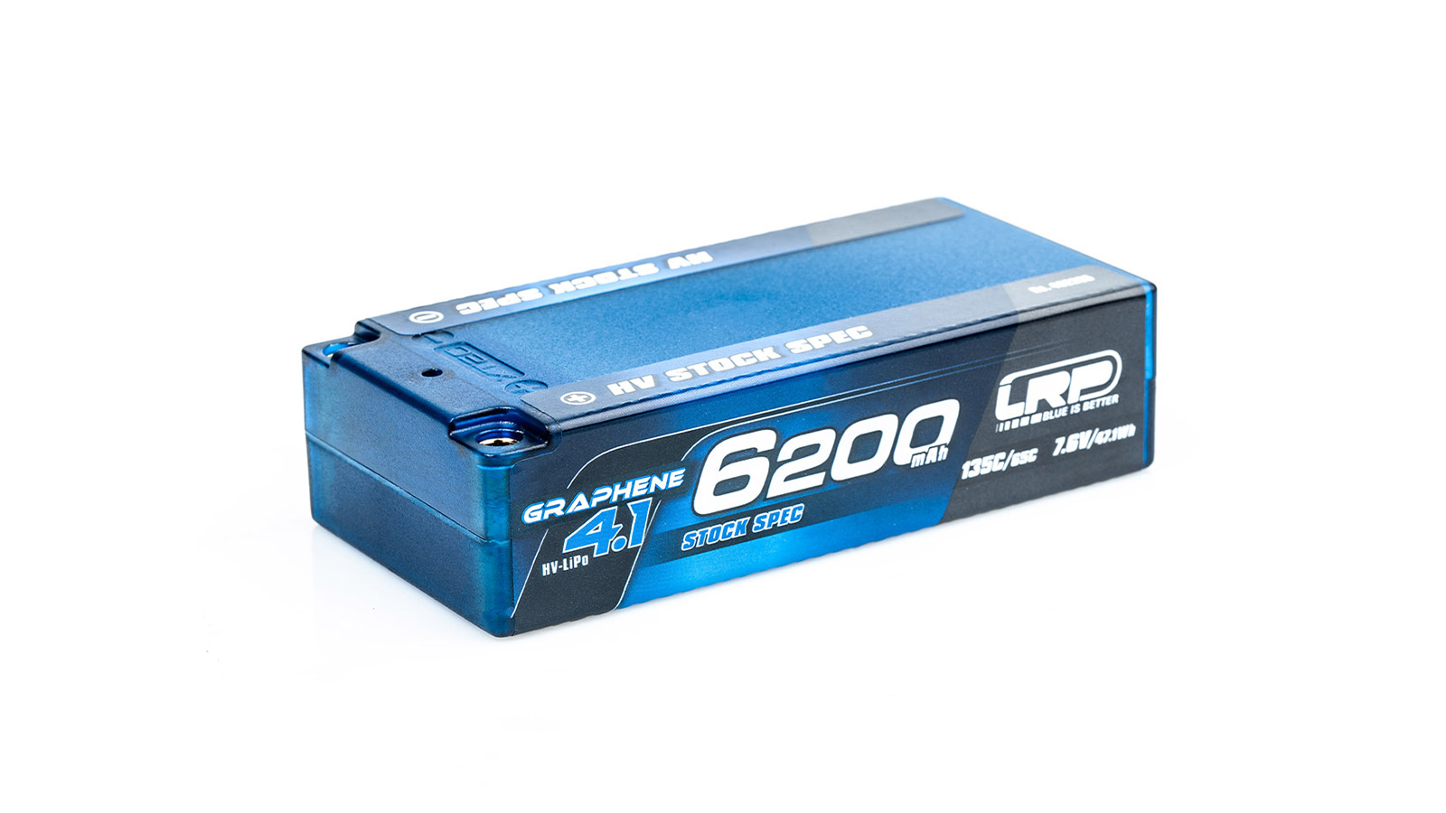LRP HV Stock Spec Shorty GRAPHENE-4.1 6200mAh Hardcase 7.6V LiPo 135C / 65C