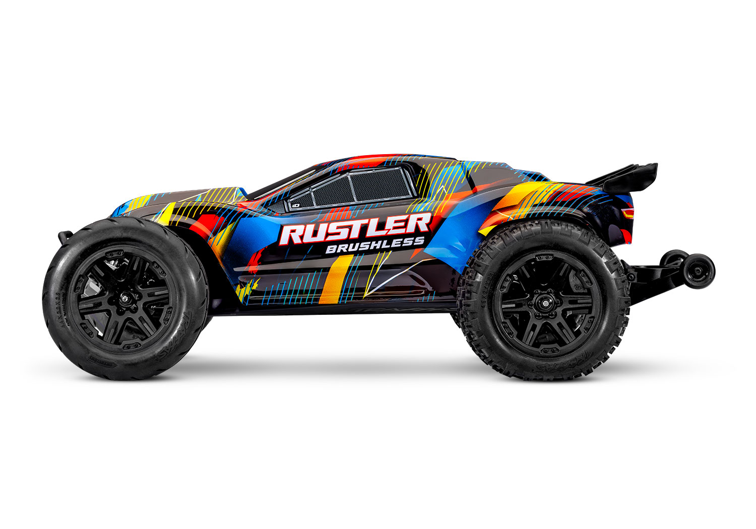 Traxxas Rustler 2WD VX3 Brushless Stadium Truck 1/10 Gelb 37454-4 - Abbildung 4