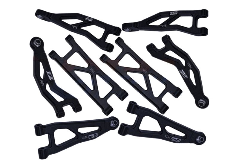 GPM Querlenker-Set 7075-T6 Aluminium schwarz komplett für ARRMA 1/18 Granite 4WD MGG4567BK