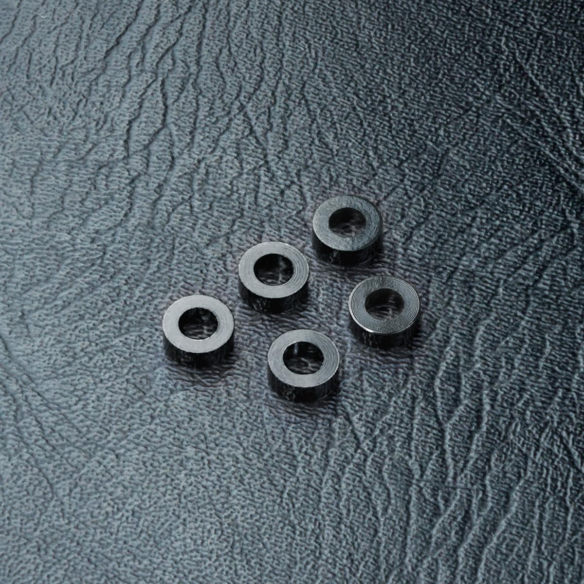 820027BK Beilagscheibe Alu 3x5.5x2.0mm schwarz (5 Stück)