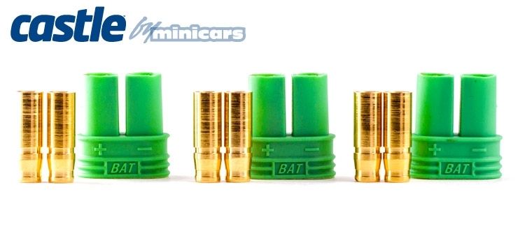 Castle Bullet Connector Female 4mm mit Gehäuse 3St. 011-0076-00