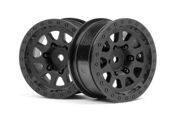 HPI CR-10 FELGEN (SCHWARTZ/2ST) 116840