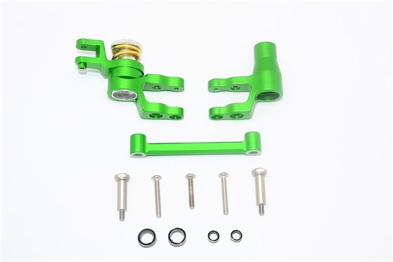 GPM Alu Lenk-Set komplett grün Traxxas MAXX