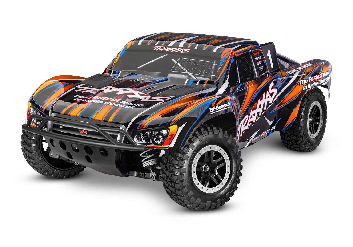 Traxxas Slash 4x4 VXL Clipless HD Orange Brushless ohne Lader & Akku 68386-4