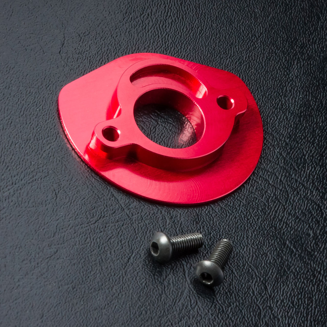 210466R XXX Alum. eccentric motor fixing mount (red)