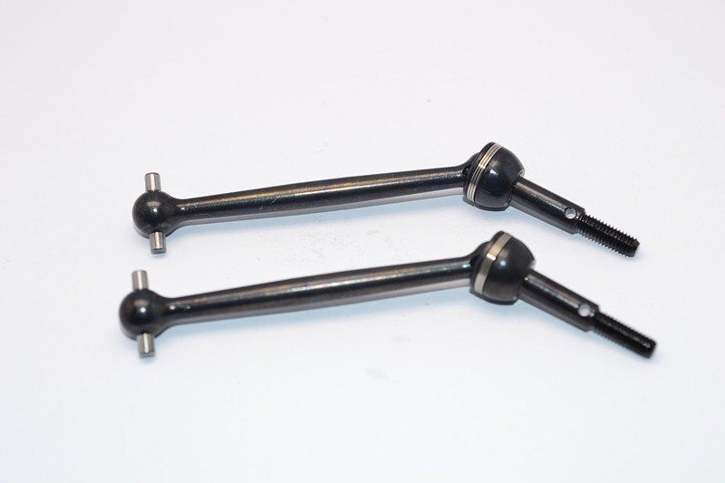 GPM Stahl CVD Antriebswellen hinten schwarz Tamiya DT03