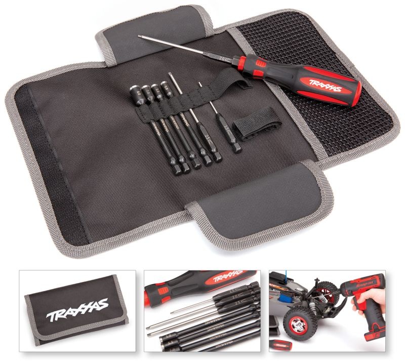 Traxxas 8712 Speed-Bit Essentia-Set, 7teilig 1/4Zoll + Griff