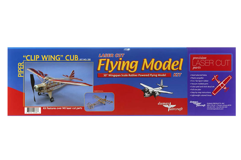 Dumas Piper Clip Wing" Cup Lasercut Balsabausatz" 338