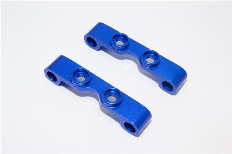GPM Aluminium Querlenkerhalter oben v/h blau GPM TAMIYA TT01 TT009B