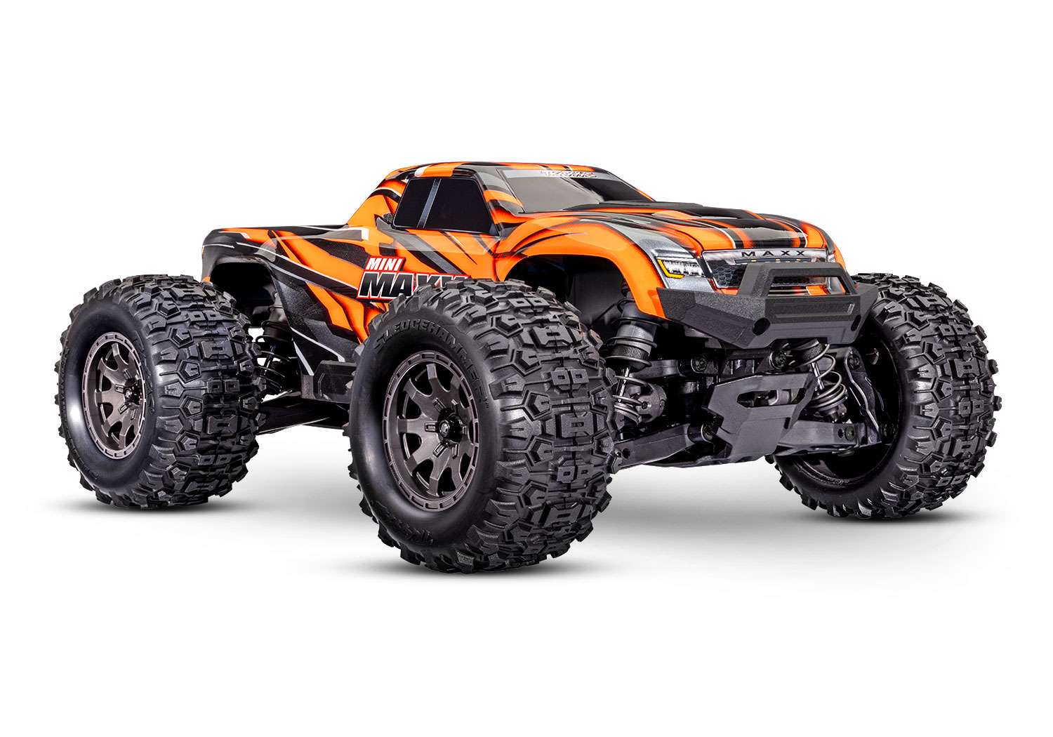 Traxxas MINI-MAXX 4WD BL-2S Brushless Orange, HD-Teile, mit Akku/Lader 107154-1 - Abbildung 1