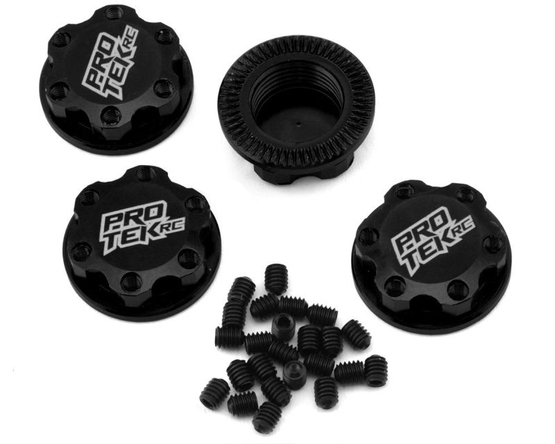 ProTek RC Magnetische Radmuttern schwarz 17mm (4)  PTK-2036
